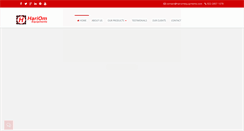 Desktop Screenshot of hariomequipments.com